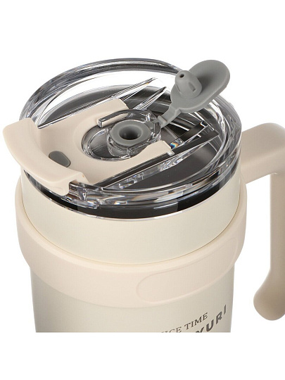 Термокружка нержавеющая сталь, 1.2 л, с ручкой, Y4-9328