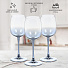 Бокал для вина, 300 мл, стекло, 3 шт, Glasstar, Черное море Омбре эдем, аллегресс, RNBSO_8164_11 - фото 4