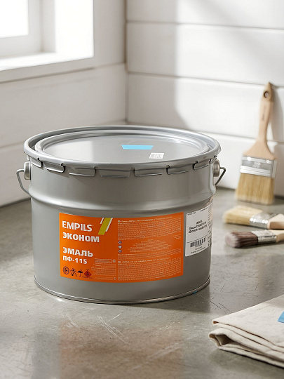 Эмаль Empils, ПФ-115 Пром, глянцевая, голубая, 10 кг