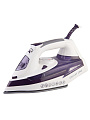 Утюг Galaxy Line, GL 6106, 2200 Вт, керамика, вертикальное отпаривание, противокапельная система, защита от накипи, 1.8 м, бело-фиолетовый