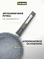Сковорода литой алюминий, 22 см, антипригарное покрытие, Мечта, Premium grey, серая, съемная ручка, 022901 - фото 2