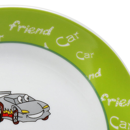 Тарелка детская керамика, Синий грузовик, 18 см, Daniks, C425