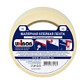 Клейкая лента малярная 38 мм, основа крепированная бумага, 50 м, UNIBOB, 28138 - фото 3