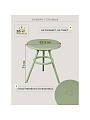 Мебель садовая Green Days, стол, 62.5х70 см, 2 кресла, 120 кг, 730205chair + 730203table - фото 4
