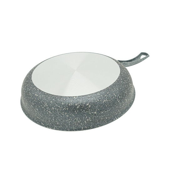 Сковорода алюминий, 28 см, антипригарное покрытие, Vari, Романтика Венеции, серый гранит, GIG17128