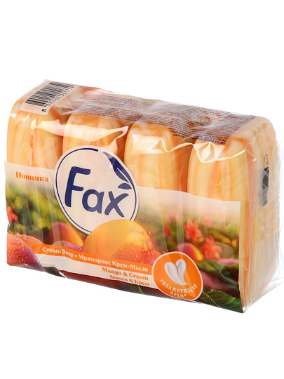 Крем-мыло Fax, Манго, 4 шт, 70 г