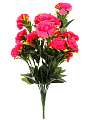 Цветок искусственный декоративный пасхальный, Гвоздика, 18 головок, 50 см, в ассортименте, FB122 - фото 4