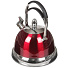 Чайник из нержавеющей стали Daniks MSY-022 красный со свистком, 3.5 л - фото 4