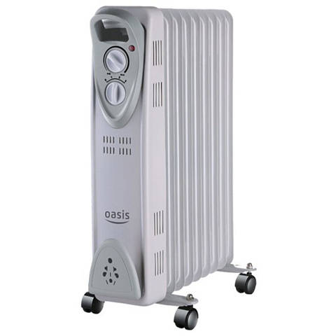 Радиатор Oasis, 11 секц, напольный, 2.5 кВт, 25 м2, US-25