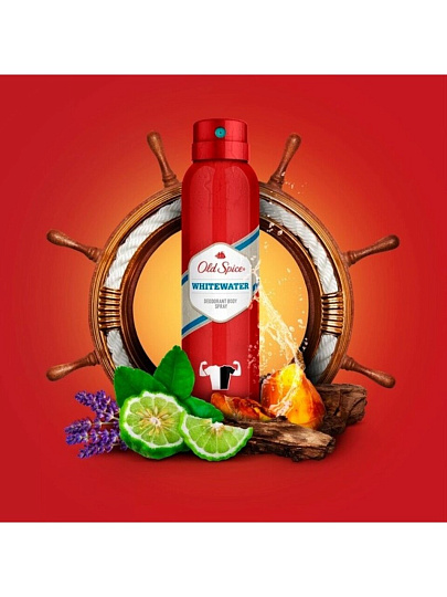 Дезодорант Old Spice, WhiteWater, для мужчин, спрей, 150 мл