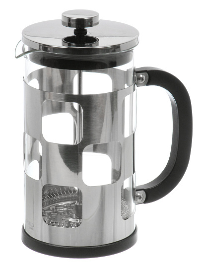 Френч-пресс 1 л, стекло, нержавеющая сталь, Apollo, genio Domine, DMN-100