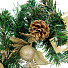 Венок рождественский 40 см, декоративный, шампань, SYHHC-032083 - фото 2