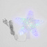 Украшение светодиодное для ёлки Uniel, Звезда-1, 23х24 см, пластик, 30 светодиодов, разноцветный свет, прозрачный провод - фото 2