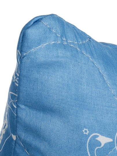 Подушка 50 х 70 см, лебяжий пух, Полезная, чехол полиэстер, Майская ночь, 258/1п