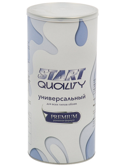 Клей универсальный для обоев, Quality, Старт, 100м2, 450 г, 10 рулонов, туба
