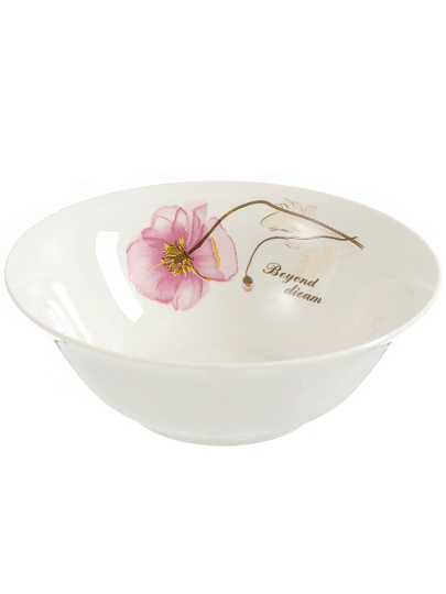 Салатник керамика, круглый, 15х5 см, 0.4 л, Элегия, Daniks