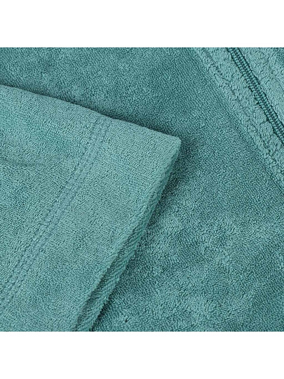 Халат женский, махровый, 80% хлопок, 20% полиэстер, светло-зеленый, 48, Багира, LX 13-005/1