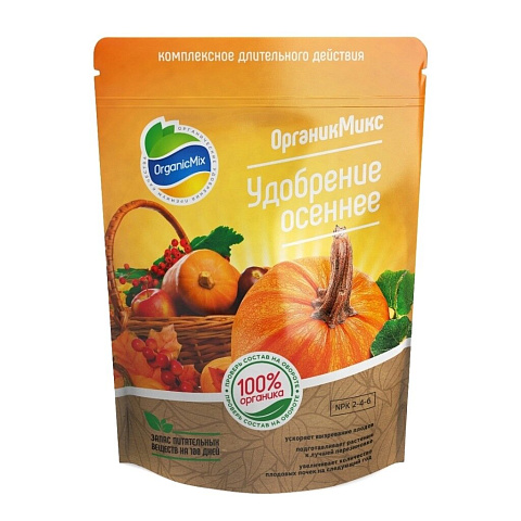 Удобрение Осеннее, органическое, 850 г, Органик Микс