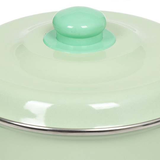 Кастрюля эмалированная Interos Мята 51014, 2.6 л