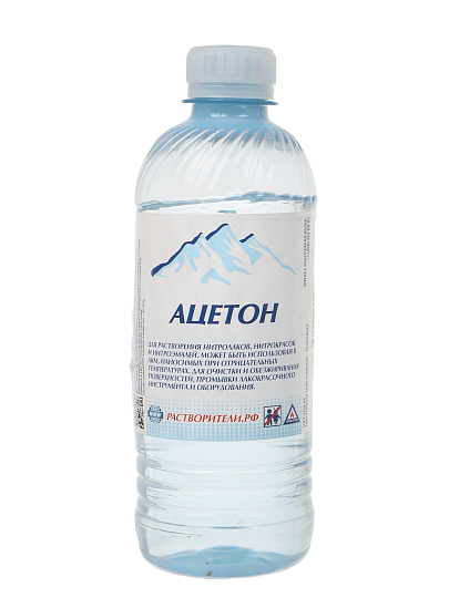 Ацетон 0.4 л, РусБытХим, ГОСТ