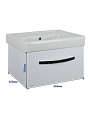 Тумба Коралл 60 600х450х460, подвесная, белая, под умывальник Сомо 60, с ящиком,DORATIZ 9912.817С - фото 3