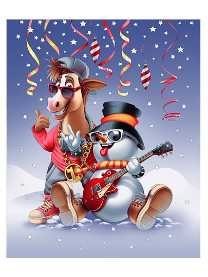 Набор полотенец кухонных 2 шт, 45х60 см, вафельный, хлопок, Конфетти, Россия