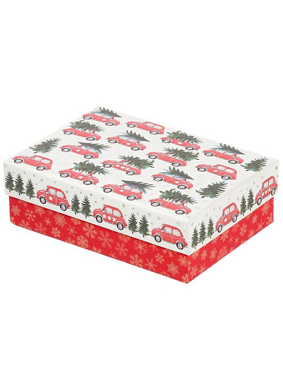 Коробка подарочная картон, 19х13.5х6 см, в ассортименте, Волшебный праздник, A470114