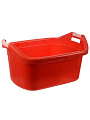Таз пластик, 48 л, овальный, с ручкой, в ассортименте, Радиан, 10124010
