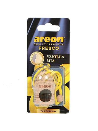 Ароматизатор в машину подвесной, бочонок, Areon, Fresco Ваниль Миа, 704-051-329
