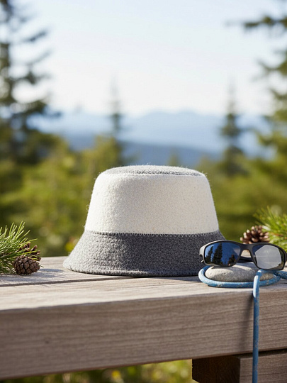 Шапка для бани 100% войлок, Банные штучки, Панама, 41188