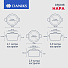 Набор посуды нержавеющая сталь, 6 предметов, кастрюли 2.1, 2.9, 3.9 л, индукция, Daniks, Нара, GS-01413-6PC-2 - фото 13