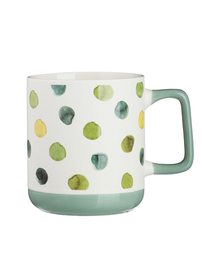 Кружка фарфор, 370 мл, Грин лайф, Millimi, 806-200, в ассортименте