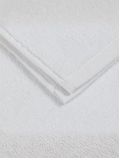 Полотенце банное 100х180 см, 100% хлопок, 500 г/м2, Spa, Barkas, белое, Узбекистан, AI-3105022