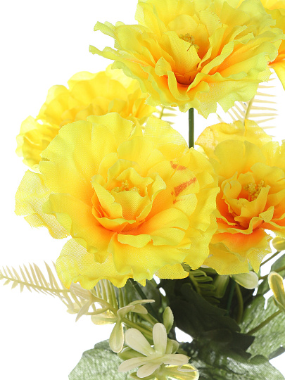 Цветок искусственный декоративный пасхальный, Азалия, 5 головок, 30 см, в ассортименте, FP228