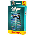 Сменные кассеты для бритв Gillette, Mach3, для мужчин, 10 шт, 0050002322 - фото 2