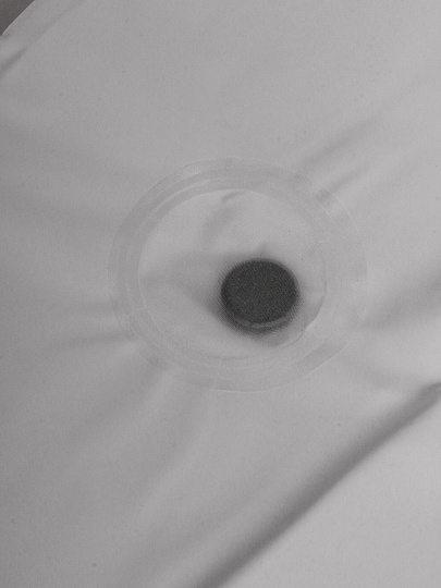 Штора для ванн 180х180 см, PEVA, Серый матовый, Y4-11167