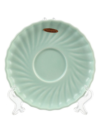 Чайная пара фарфор, 2 предмета, на 1 персону, 220 мл, Nouvelle Home, Fresh Taste, 1730269, Light green