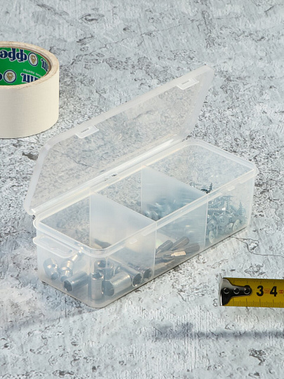 Ящик-органайзер для инструмента, 20х8х5.5 см, пластик, Bartex, 27803550524
