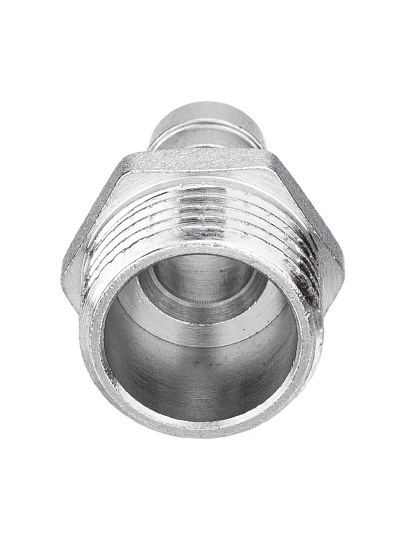 Штуцер d20х3/4", ш, латунь, наружная резьба, AquaLink