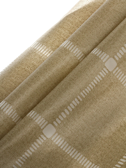 Штора для ванн 180х180 см, PEVA, Зеленая геометрия, Y4-11163