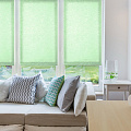 Рулонная штора Венеция, 160х52 см, ширина крепления 56 см, мятная, Delfa, СРШ-01МЭ-29503