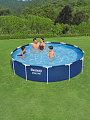Бассейн каркасный Bestway, 366х76 см, Steel Pro, 56706, 6473 л - фото 2