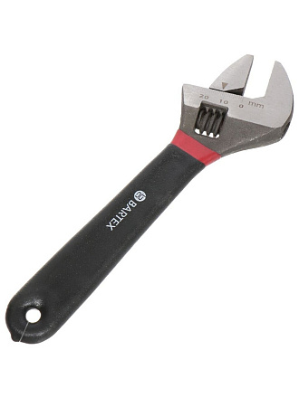 Ключ разводной, Bartex, 200 мм, CrV, со шкалой, ручка ПВХ