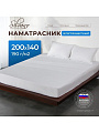Наматрасник 140х200 см, 25 см, 50% хлопок, 50 % полиэстер, водонепроницаемый, на резинке, Silvano