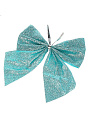 Елочное украшение Бант, 3 шт, голубое, 10х11 см, текстиль, SYHDJ-341957B_lb - фото 2