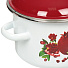 Набор эмалированной посуды Сибирские товары Гранатовый сок 15 N15BY94 (кастрюля 2+3+4 л), 6 предметов - фото 4