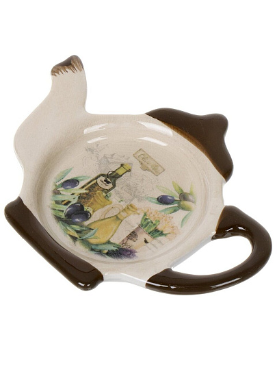 Подставка для чайных пакетиков, доломит, фигурная, Daniks, Левадия