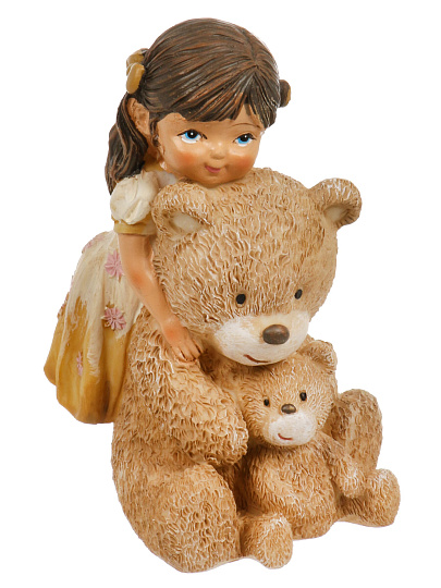 Статуэтка полистоун, Девочка, 9х6.5х11.5 см, 162-1079