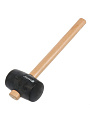 Киянка 680 г, резина, рукоятка дерево, Bartex, Евро, 162878