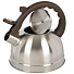 Чайник нержавеющая сталь, 2.5 л, со свистком, матовый, ручка бакелитовая, с силиконовым покрытием, Daniks, Бруно, индукция, MSY-066C - фото 4